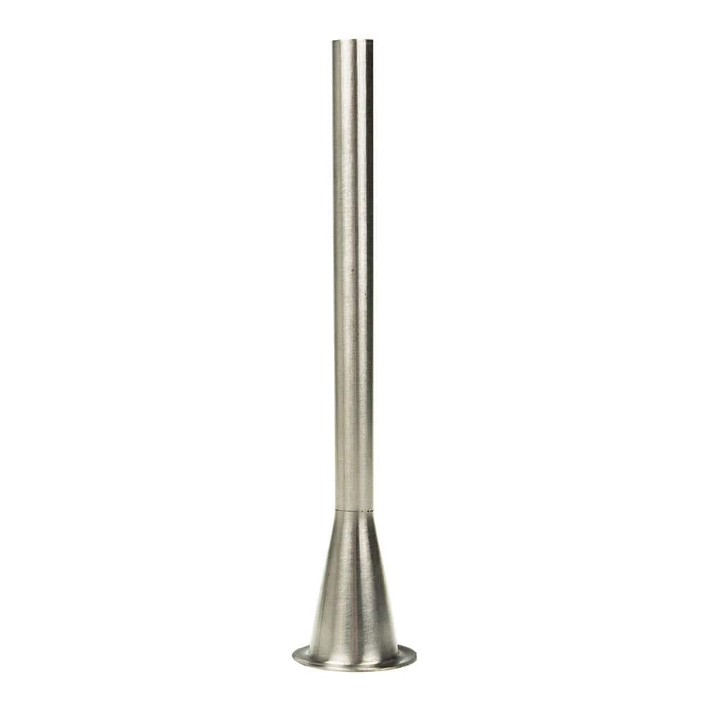 3/8" Snack Stick Stainless Steel Stuffing Tube Funnel 19/16" Base LEM